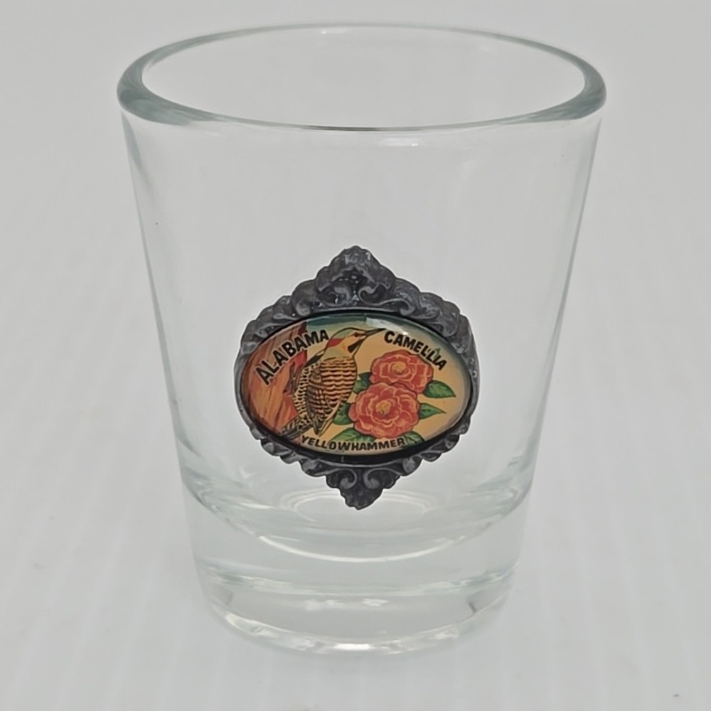 Alabama Camella‎ Yellowhammer Shot Glass